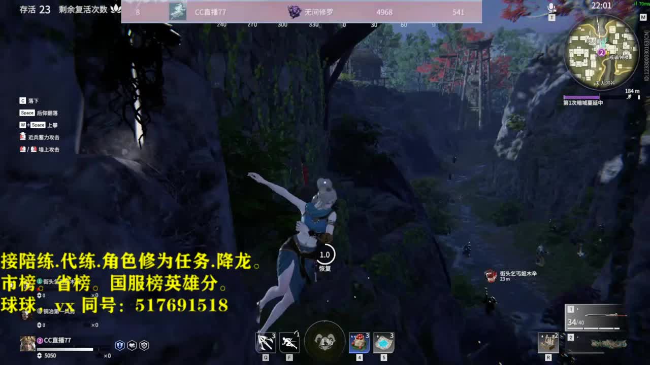 多测前10接陪链，带链.修为任务.图龙,角色分. 第1段