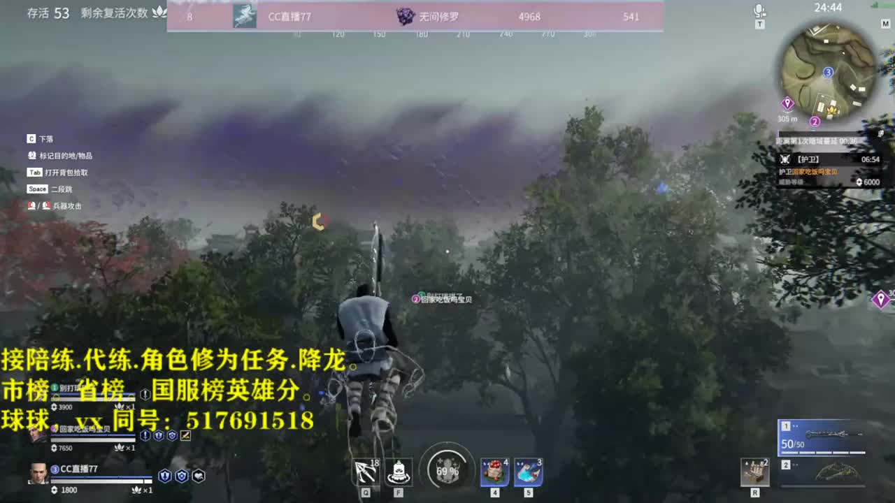 多测前10接陪链，带链.修为任务.图龙,角色分. 第2段