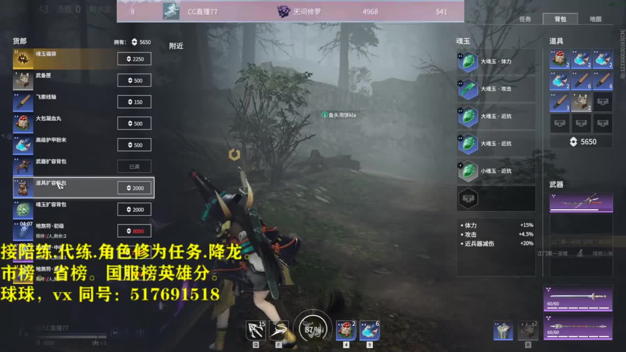 多测前10接陪链，带链.修为任务.图龙,角色分. 第3段