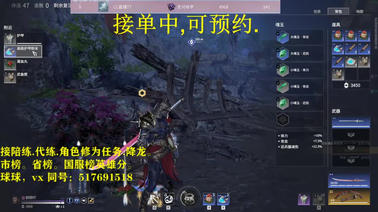 多测前10接陪链，带链.修为任务.图龙,角色分. 第1段
