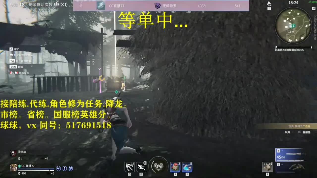 多测前10接陪链，带链.修为任务.图龙,角色分. 第2段