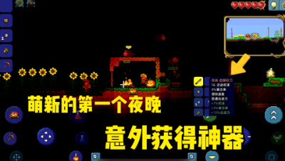 泰拉瑞亚手游：新手哭着度过一夜！