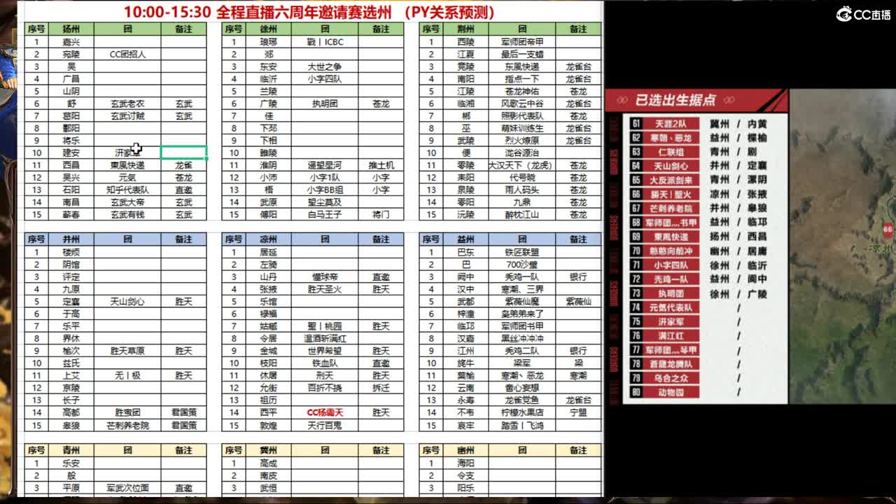 邀请赛10:00选州直播 第2段
