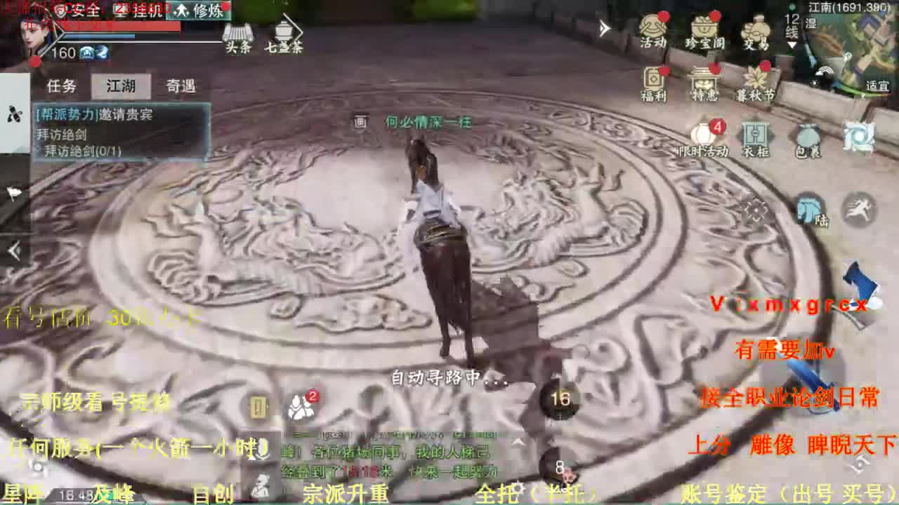 新手导师  看号 提修 账号估价  托管