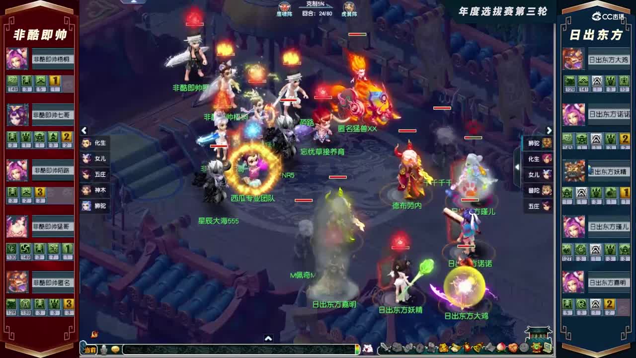 【2021年度群雄逐鹿】天元组年度选拔赛第三轮：日出东方VS非酷即帅【CC情报站】