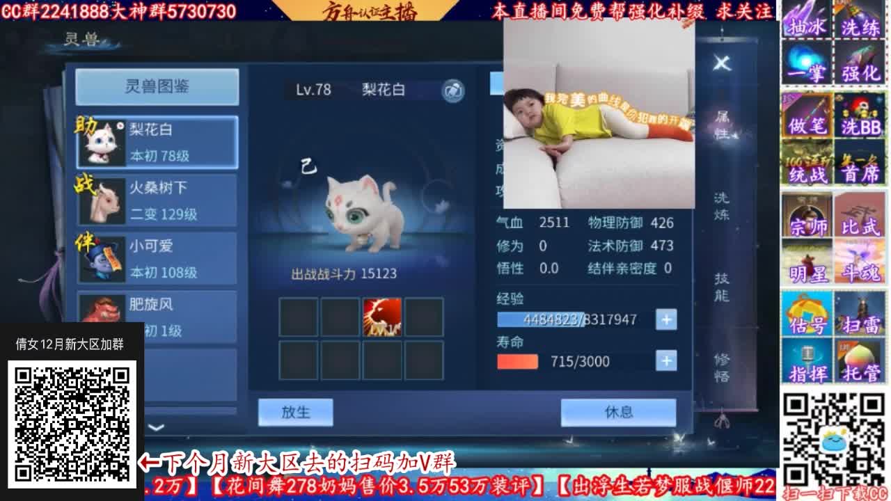 倩女12月份新大区加群 第3段