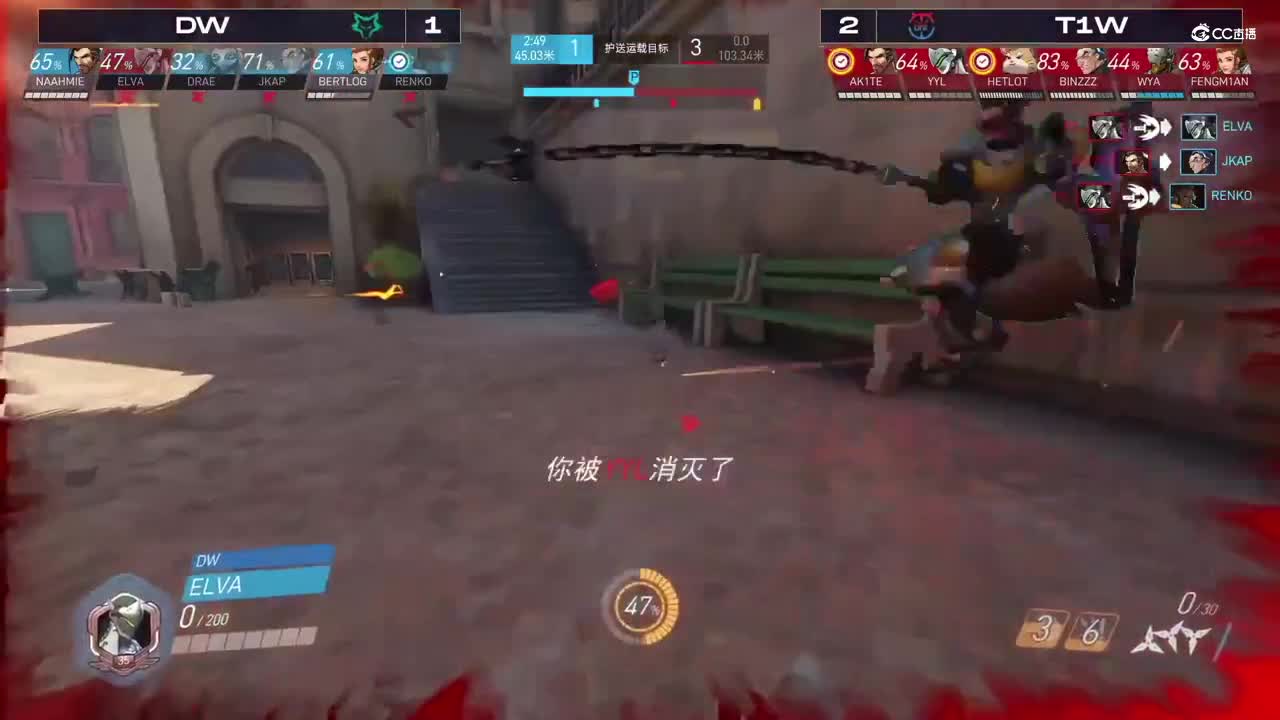 【NeXT冬季赛】《守望先锋》B组小组赛 T1W VS DW BO4