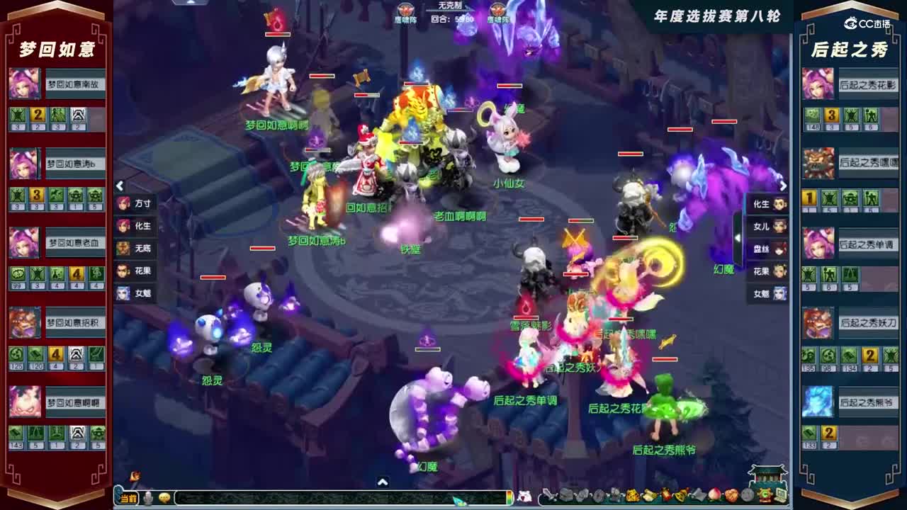 【2021年度群雄逐鹿】天元组年度选拔赛第八轮：后起之秀VS梦回如意【CC情报站】