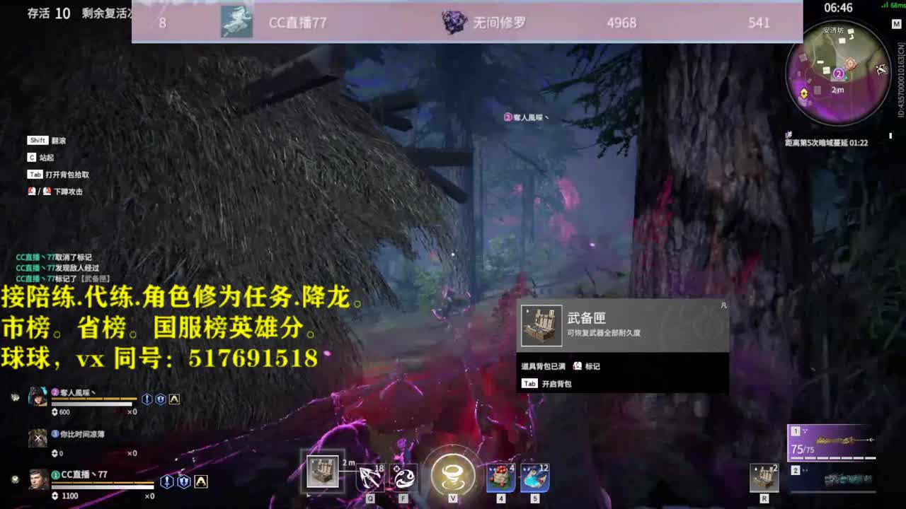 接陪连，带链，屠龙，修为任务！ 第1段