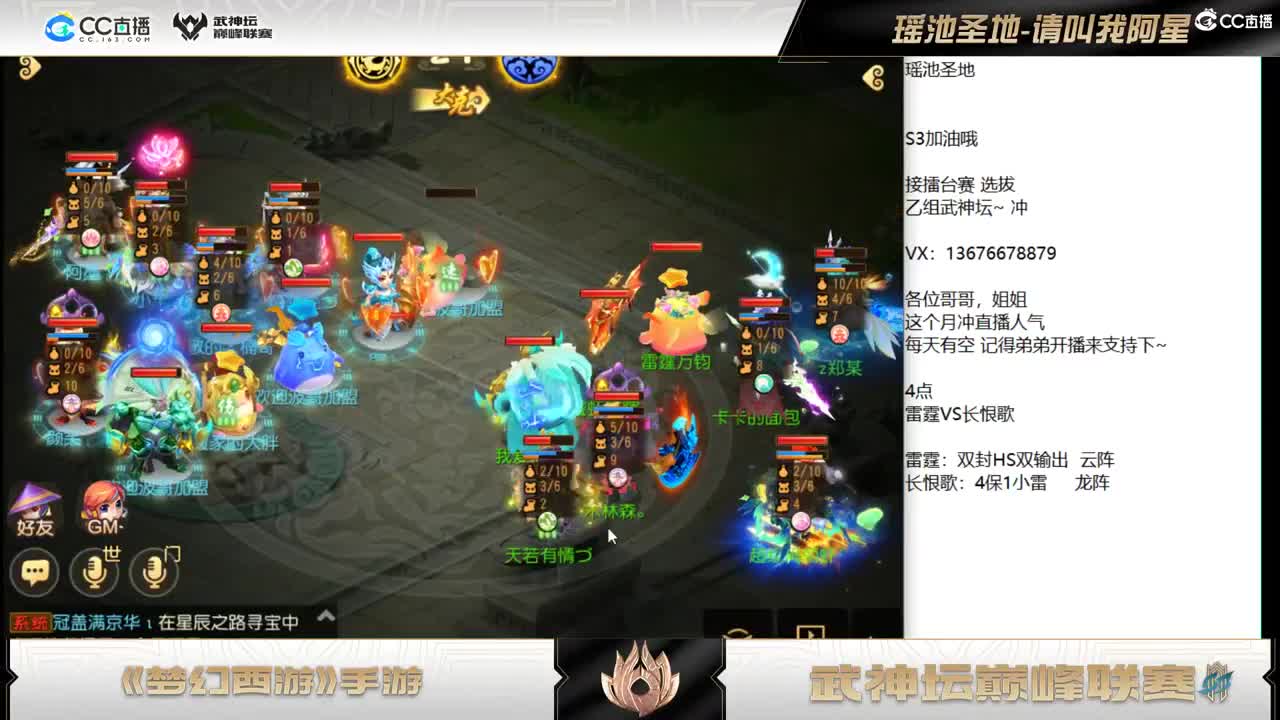 兄弟们.看巅峰赛~