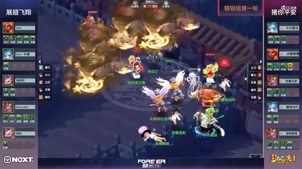 【三界之星邀请赛-冬季赛】精锐组第一轮：猪你平安VS展翅飞翔【CC情报站】
