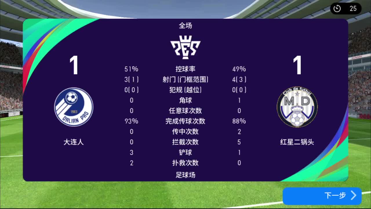 实况足球 第1段