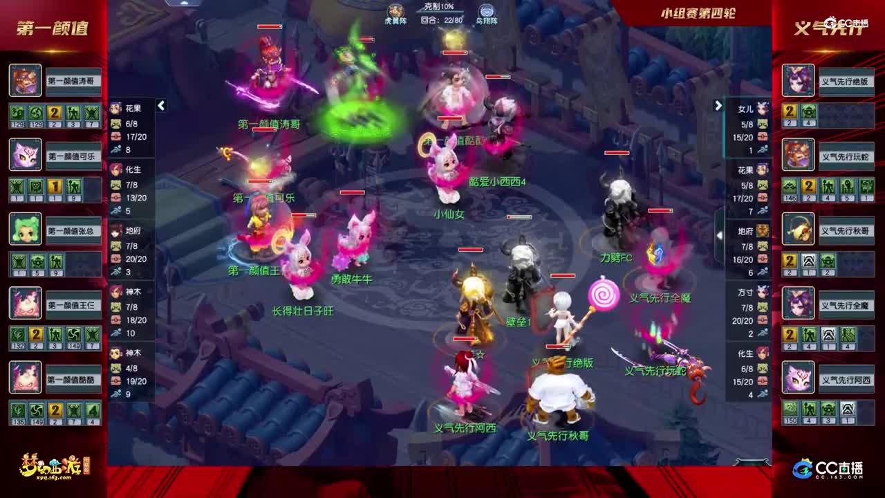 【2021年度群雄逐鹿】天元组年度小组赛第四轮：义气先行VS第一颜值【CC情报站】