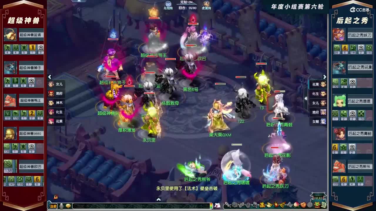 【2021年度群雄逐鹿】天元组年度小组赛第六轮：后起之秀VS超级神兽【CC情报站】