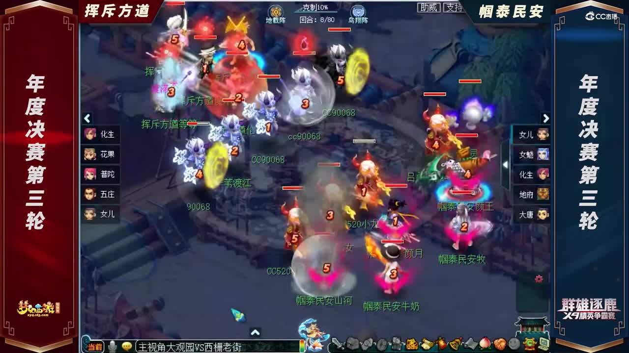 【2021年度群雄逐鹿】天元组年度决赛第三轮：帼泰民安VS挥斥方遒【CC情报站】