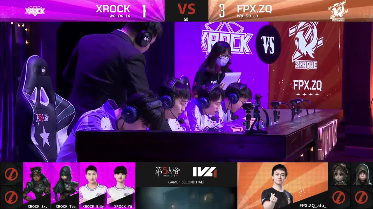 【2021IVL】秋季赛W8D1录像 FPX.ZQ vs XROCK 第一局
