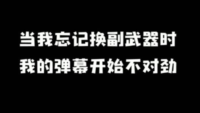 当我忘记换副武器时，我的弹幕开始不对劲（横版）