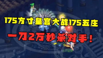 梦幻西游：175方寸皇宫约战175五庄，灵刃一刀砍2万，秒杀对手！
