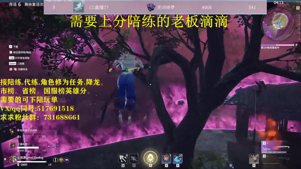 修罗接陪连，带连，图龙，角色分，角色修为！ 第2段
