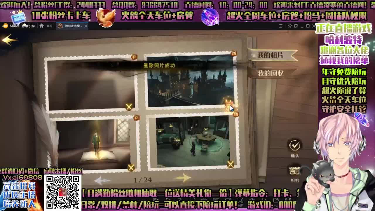 哈利波特，双排-单排！接所有-招主播！