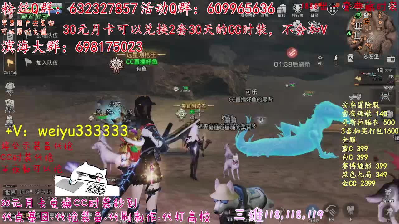 30元2件CC，代抢装备 第1段