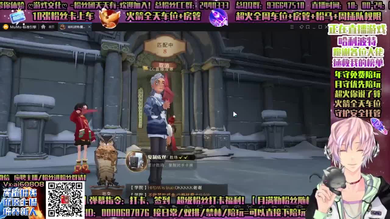 哈利波特，双排-单排！接所有-招主播！