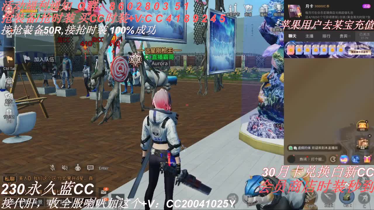 30元换两套CC秒到 第3段