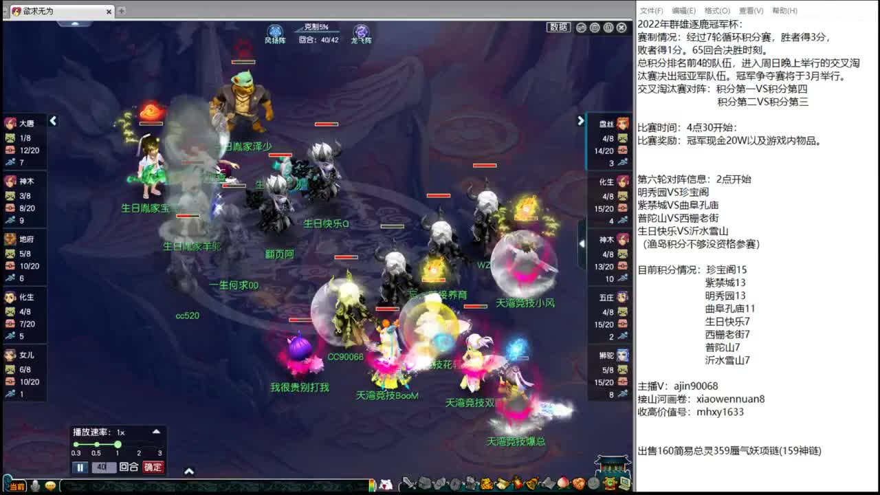 群雄逐鹿冠军杯积分赛 第2段