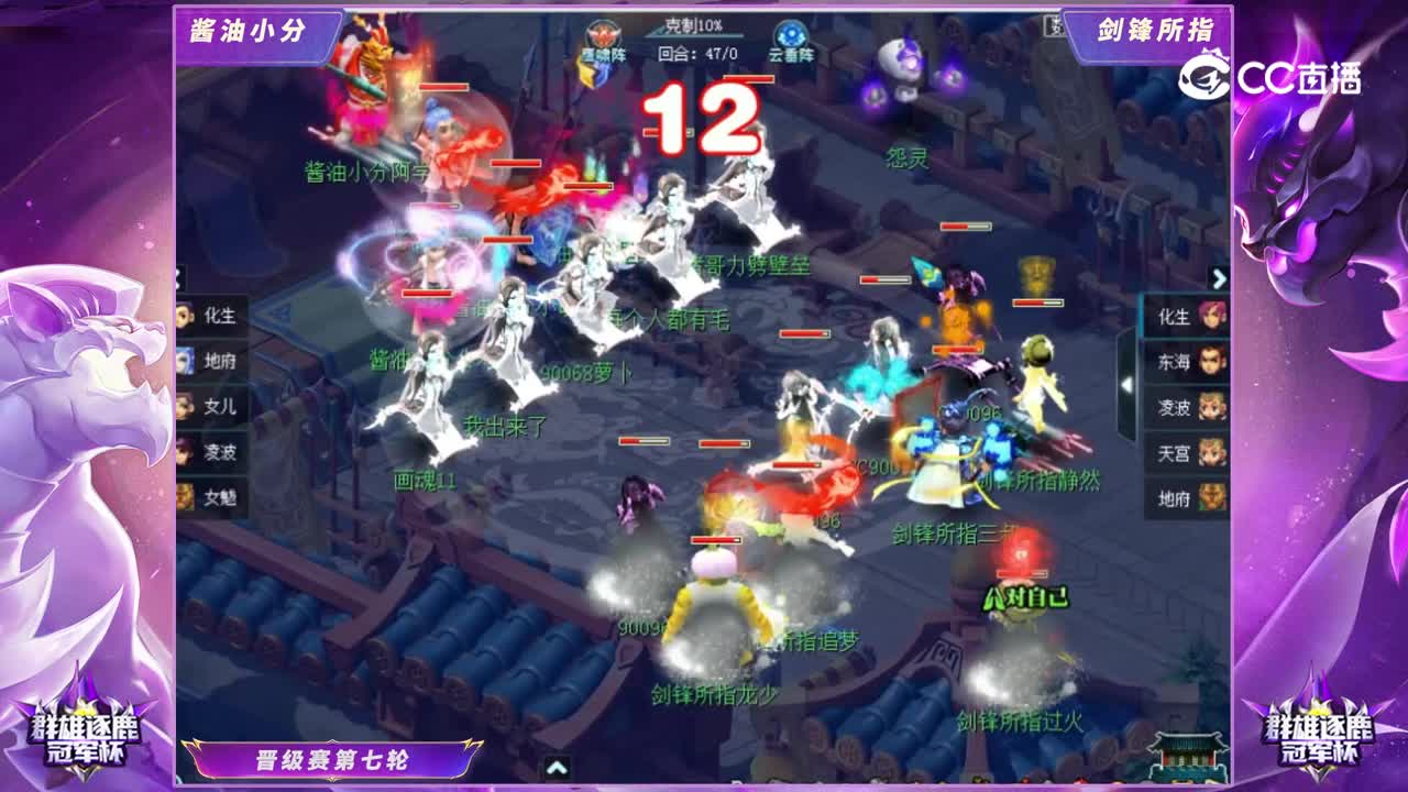【2022群雄逐鹿冠军杯】神威组晋级赛第七轮：剑锋所指VS酱油小分【CC情报站】