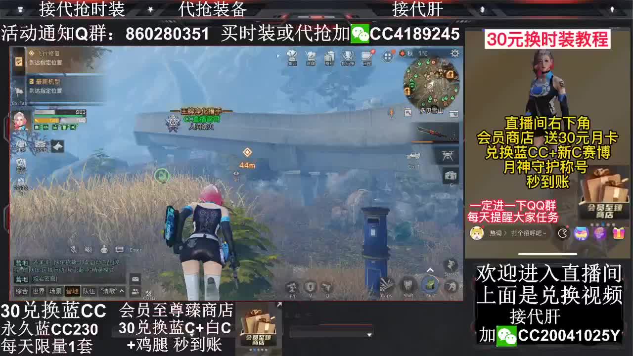 30兑换蓝CC+白CC秒到账