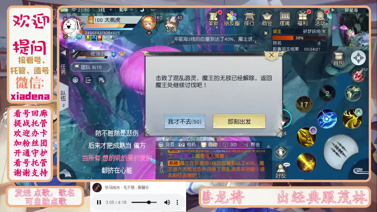 欢迎来到我的直播间