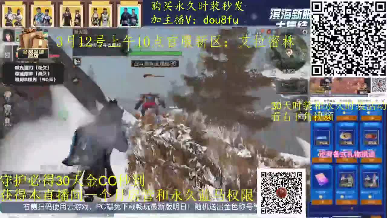 守护必得金C，30月卡兑换蓝C白C黑九局