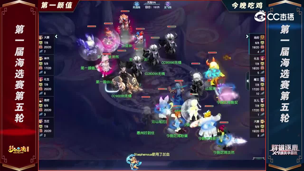 【2022群雄逐鹿】第一届海选赛天元组第五轮：今晚吃JVS第一颜值【CC情报站】