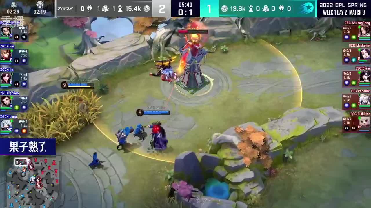 2022OPL春季赛常规赛 第3段