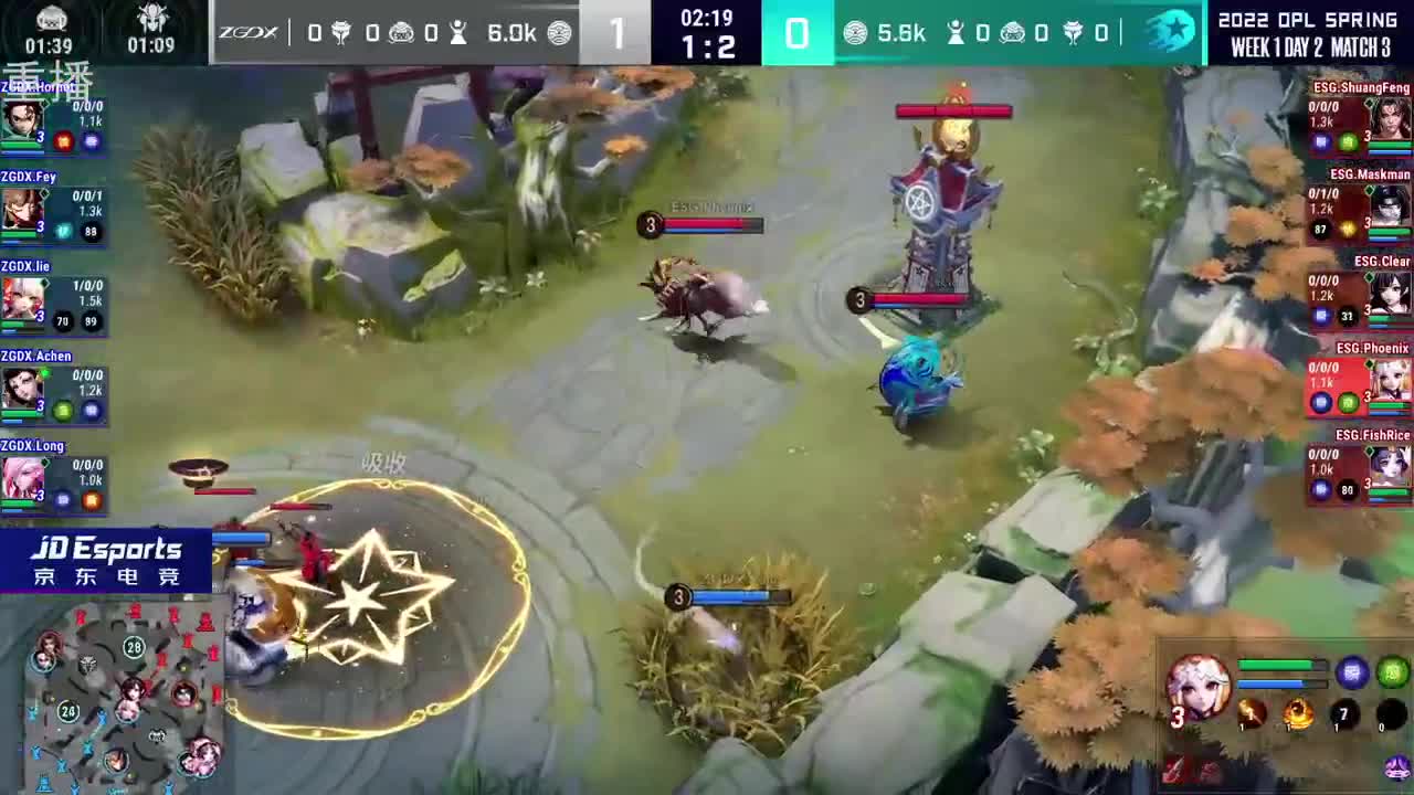 2022OPL春季赛常规赛 第1段