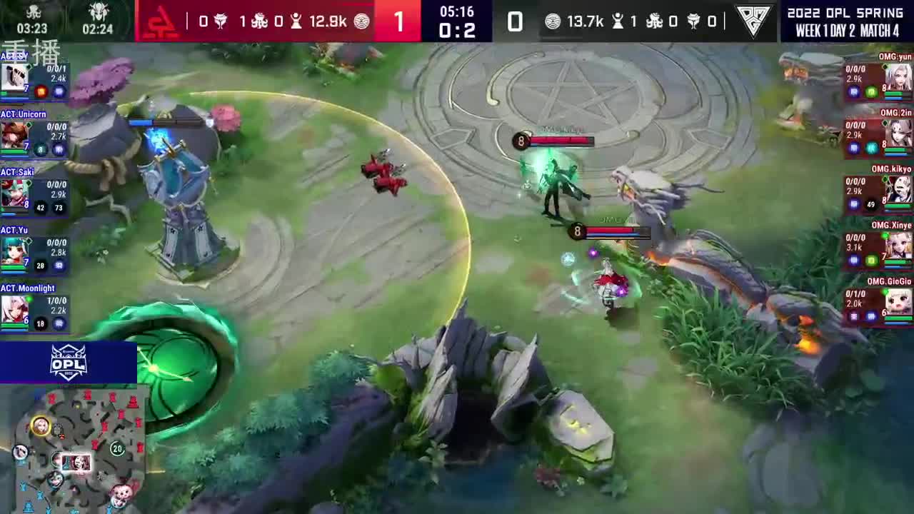 2022OPL春季赛常规赛 第1段