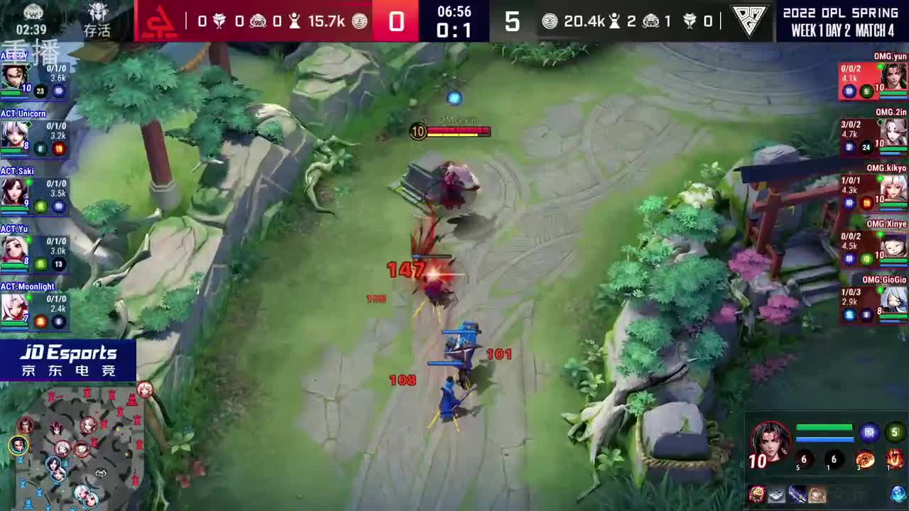 2022OPL春季赛常规赛 第1段