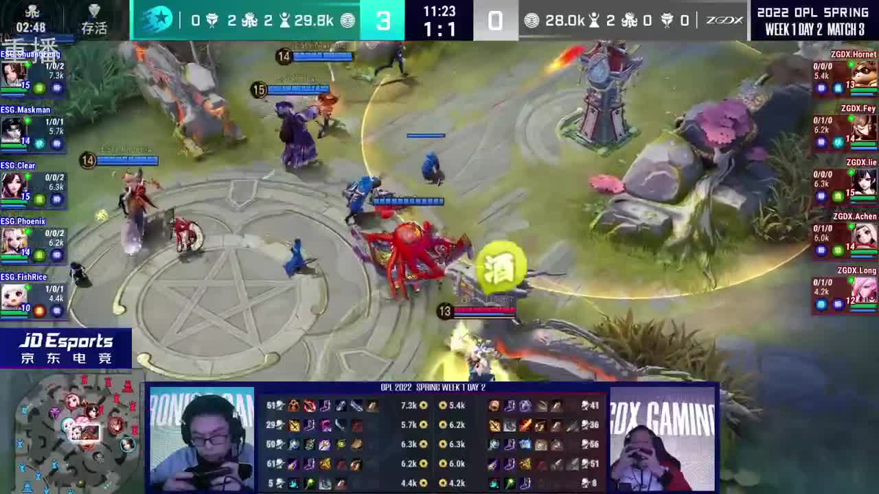 2022OPL春季赛常规赛 第2段