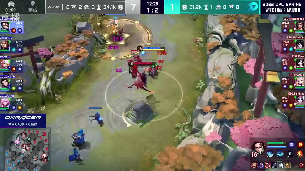 2022OPL春季赛常规赛 第2段