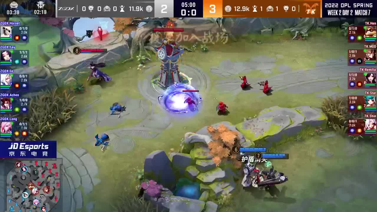 2022OPL春季赛常规赛 第1段