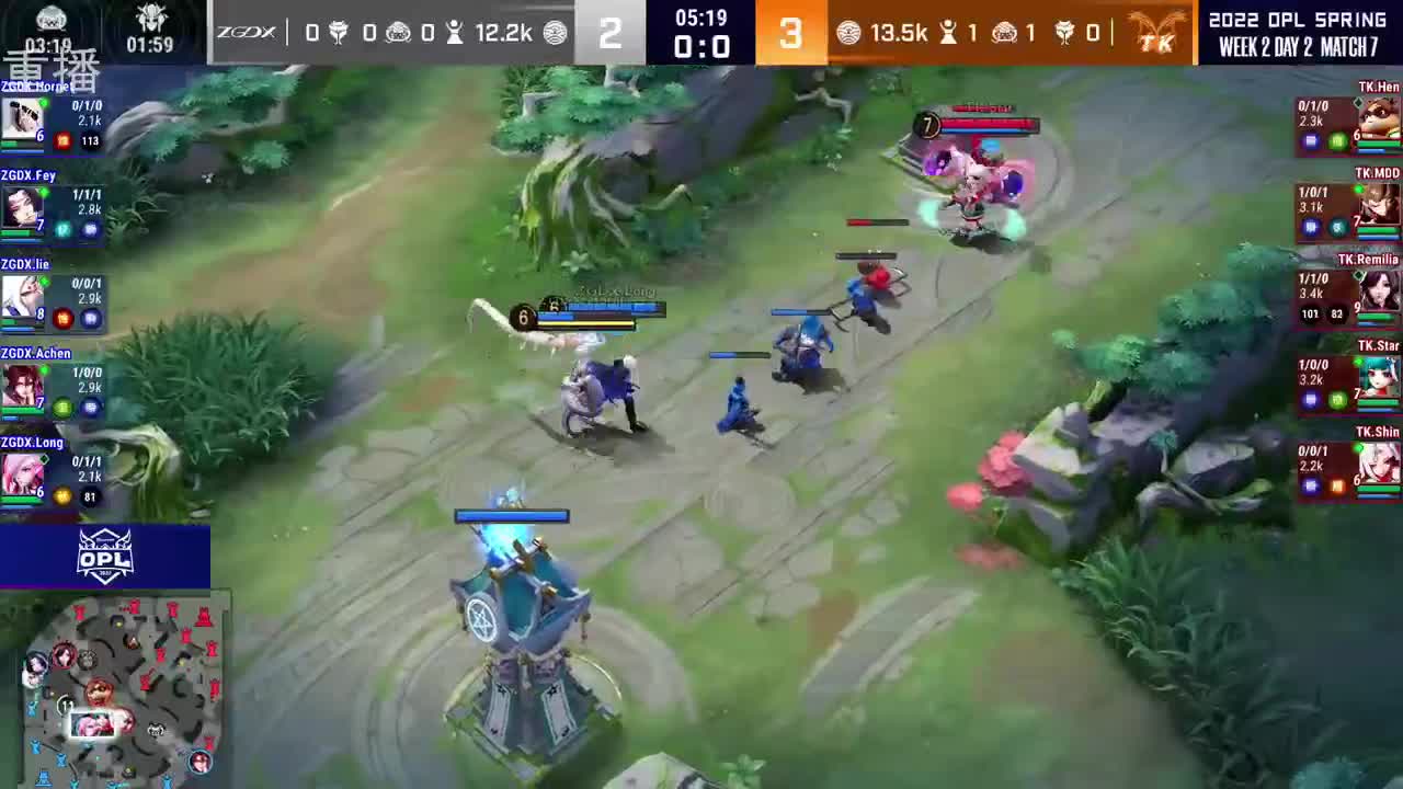 2022OPL春季赛常规赛 第2段