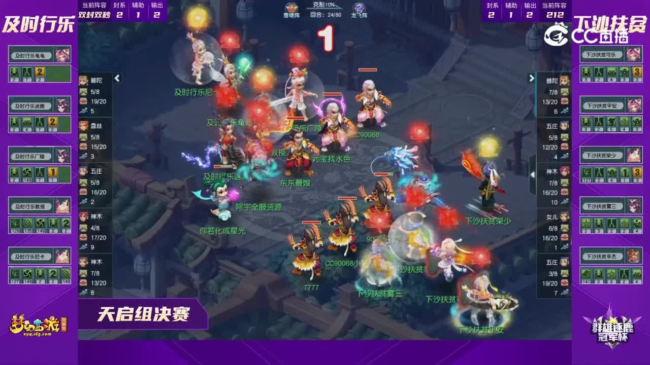 【2022群雄逐鹿冠军杯】天启组总决赛：下沙扶贫VS及时行乐【CC情报站】