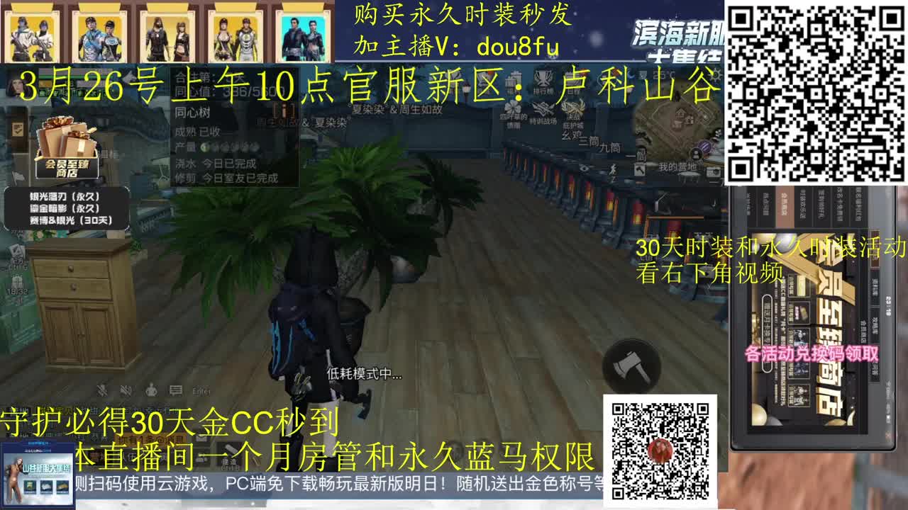 30月卡兑换秒到时装，月守护换金C