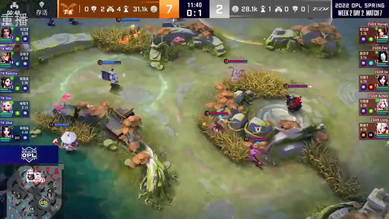 2022OPL春季赛常规赛 第1段