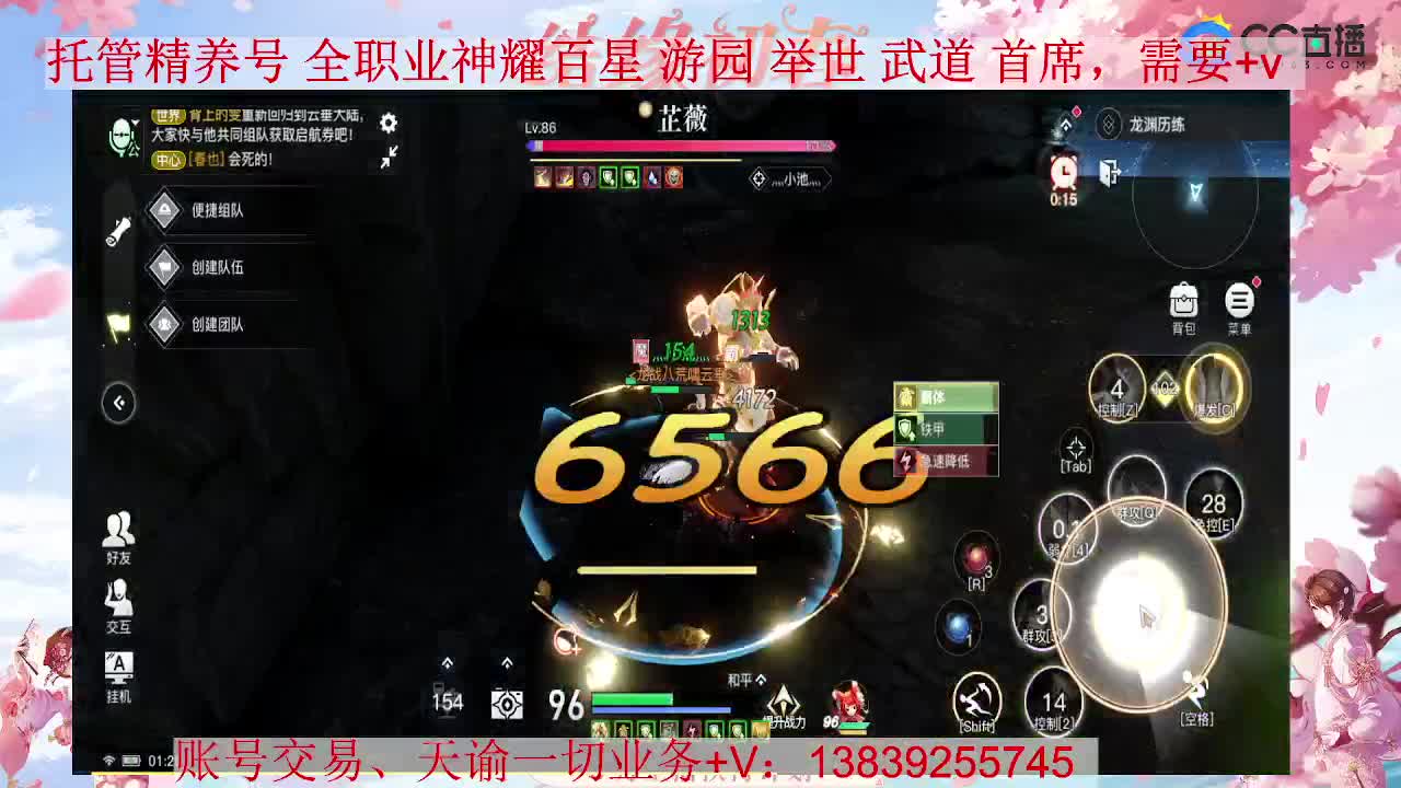 新区全职业打造 接全职业神耀 托管 第3段