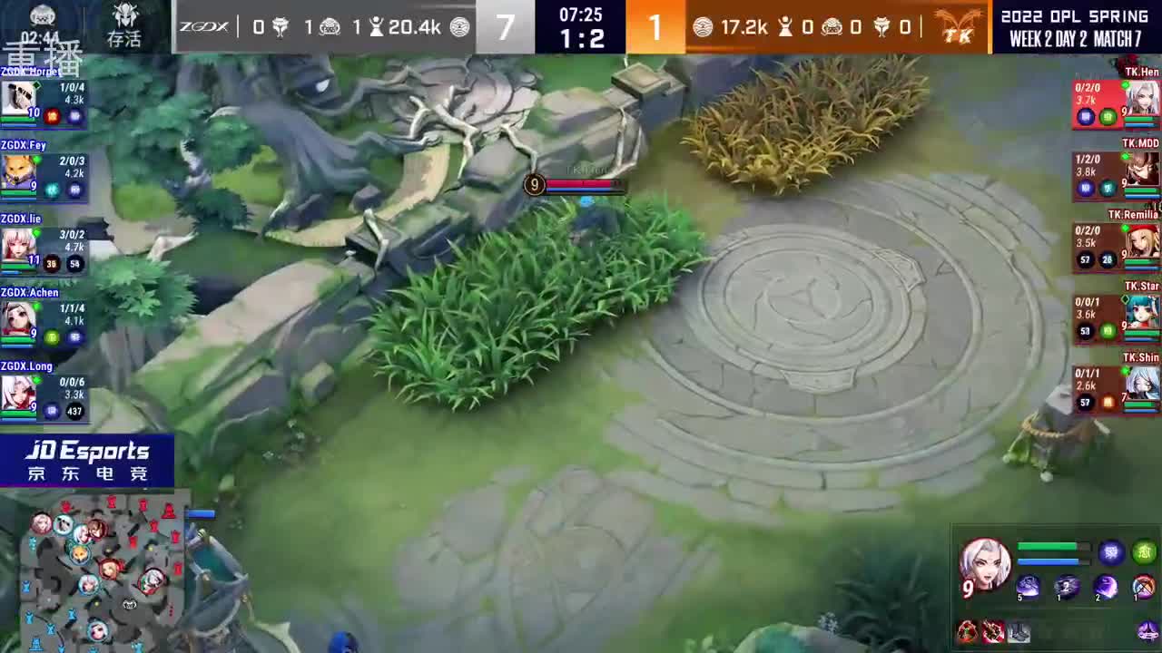 2022OPL春季赛常规赛 第1段