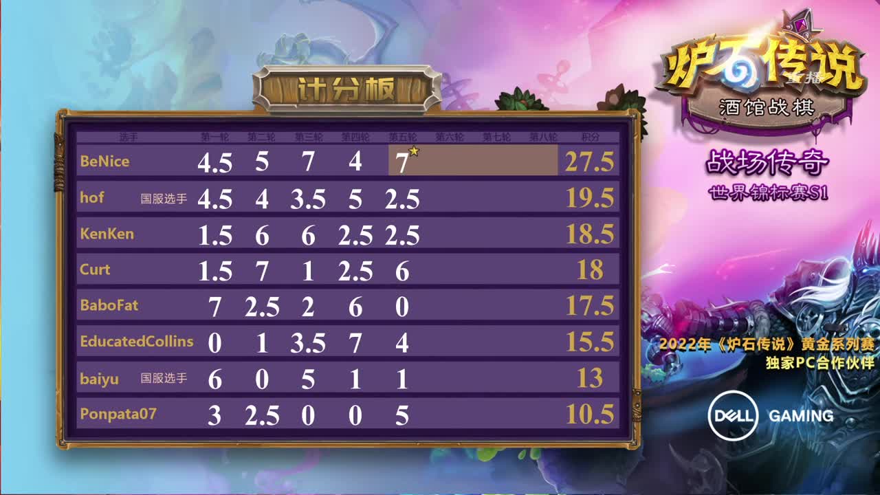 战场传奇世界锦标赛S1 第2段