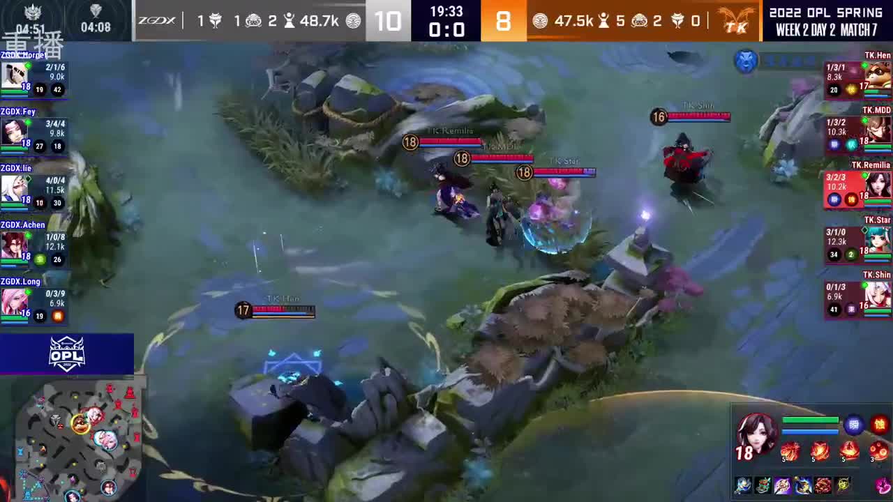 2022OPL春季赛常规赛 第2段