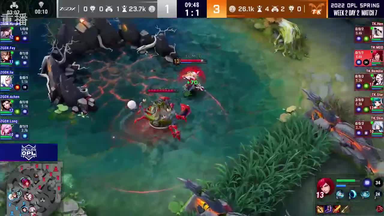 2022OPL春季赛常规赛 第1段