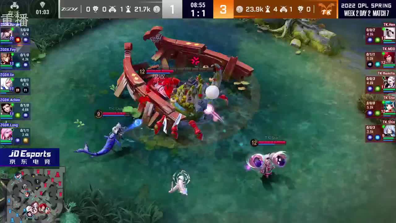 2022OPL春季赛常规赛 第1段